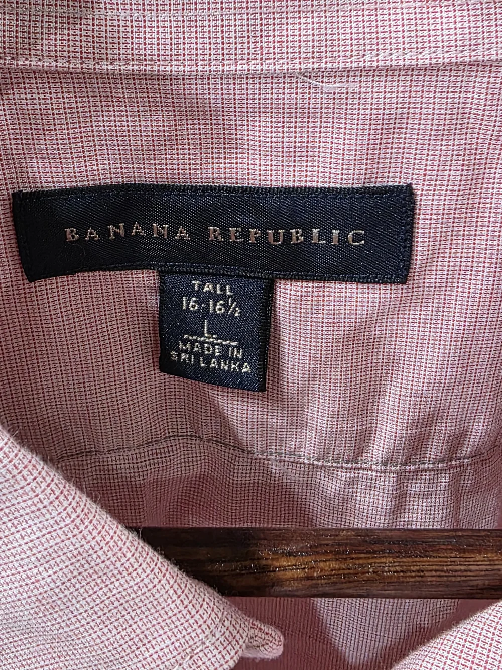 Banana Republic Pink Long-Sleeve Button-Down Shirt